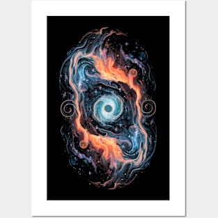 Infinite Galaxy Portal Posters and Art